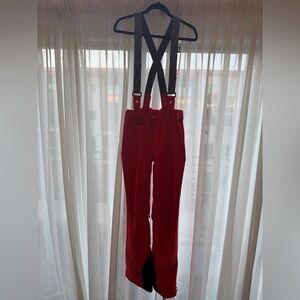 Spyder Thinsulate Snow Ski Pants Women’s Size 8 Bib Removable Suspenders